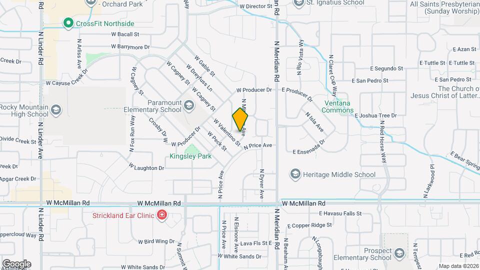 5267 N Mitchum Ave Map and Location Details