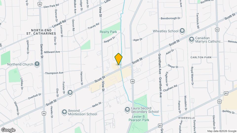 Walker Creek Condos Map and Location Details