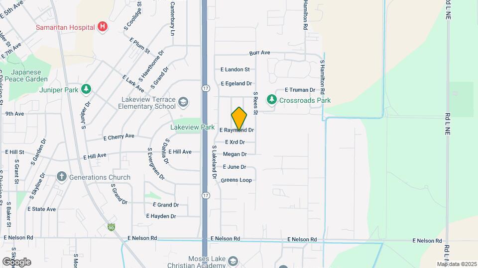 1353 E Raymond Dr Map and Location Details