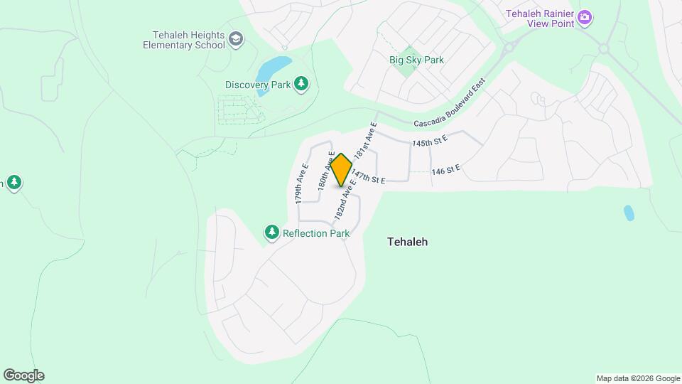 14808 182nd Ave E Map and Location Details