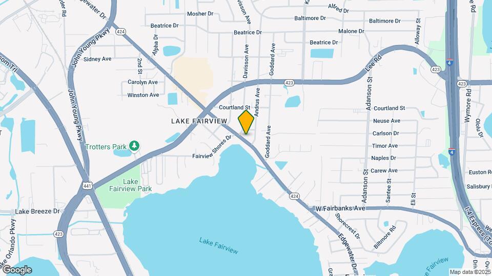 4615 Edgewater Dr Map and Location Details