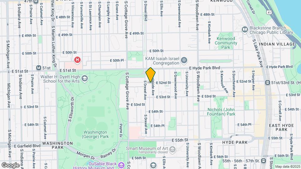 5200-5208 S Ingleside Ave Map and Location Details