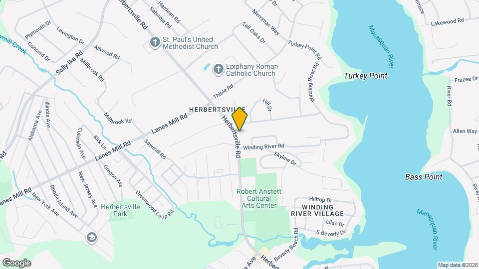 589 Herbertsville Rd Map and Location Details