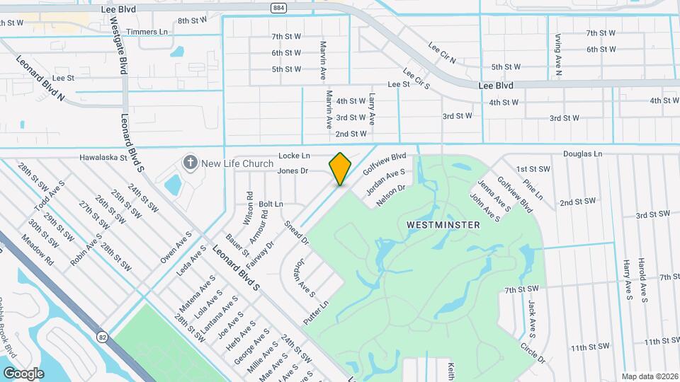 4836 Golfview Blvd Mapa y Detalles de la Ubicación
