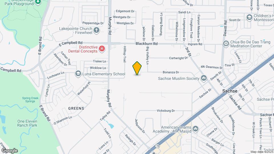 1526 Bonanza Ct Map and Location Details
