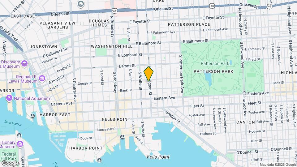 308 S Washington St Mapa y Detalles de la Ubicación