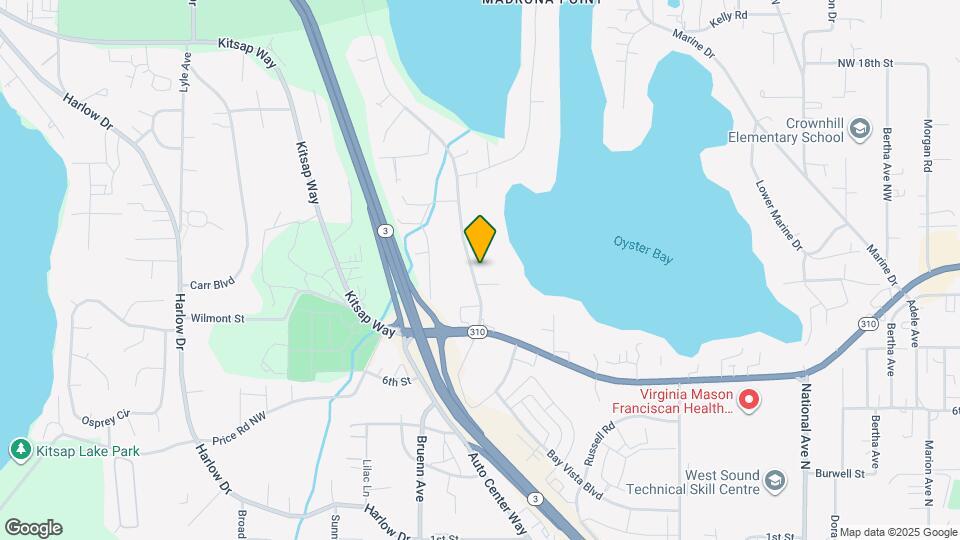 1112 Shorewood Dr Map and Location Details