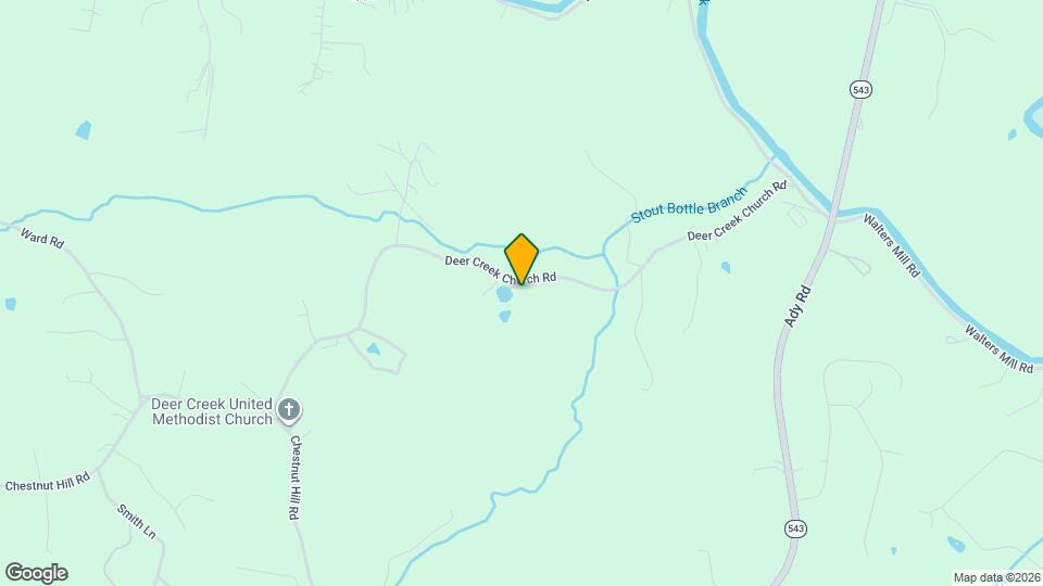 1207 Deer Creek Church Rd Map and Location Details