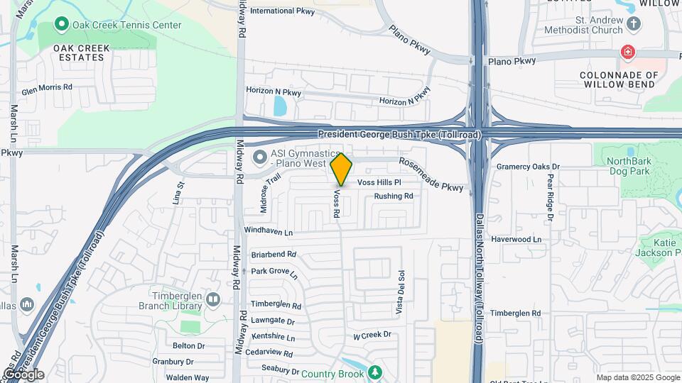 4303 Bendwood Ln Map and Location Details