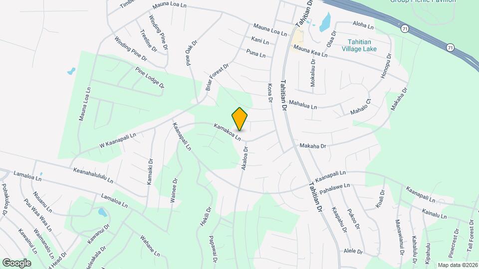 142 Kamakoa Ln Map and Location Details