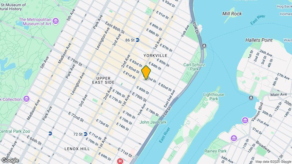 417 E 81st St Map and Location Details