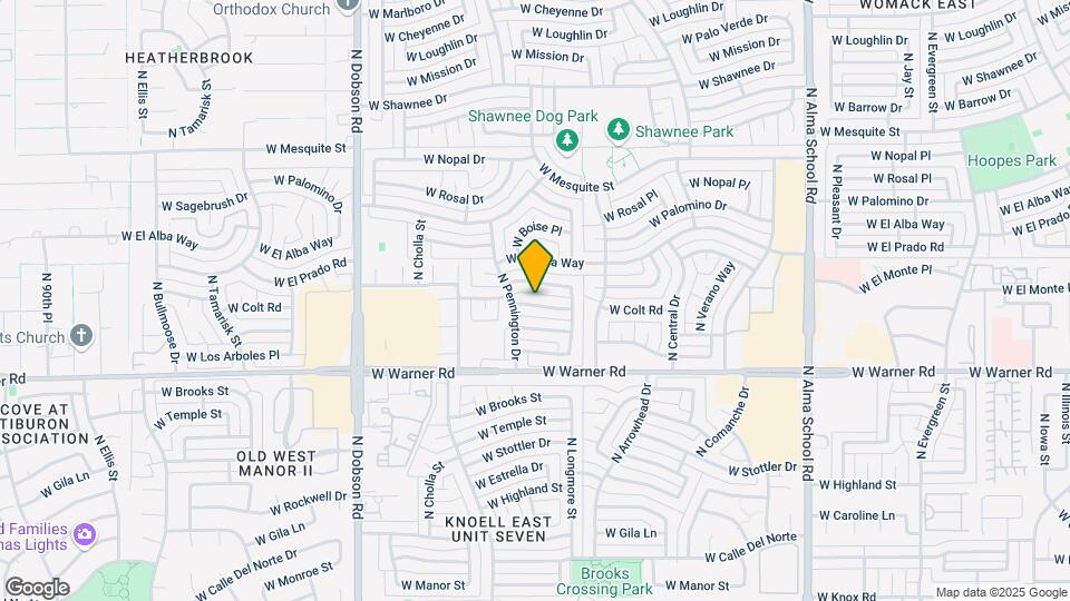 1604 W Colt Rd Map and Location Details