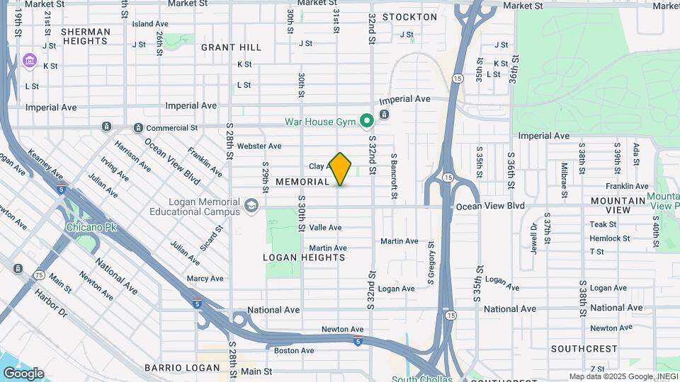 3105 Franklin Ave Map and Location Details