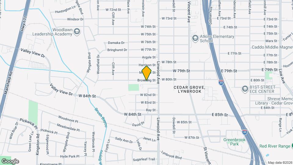 439 Browning St Map and Location Details