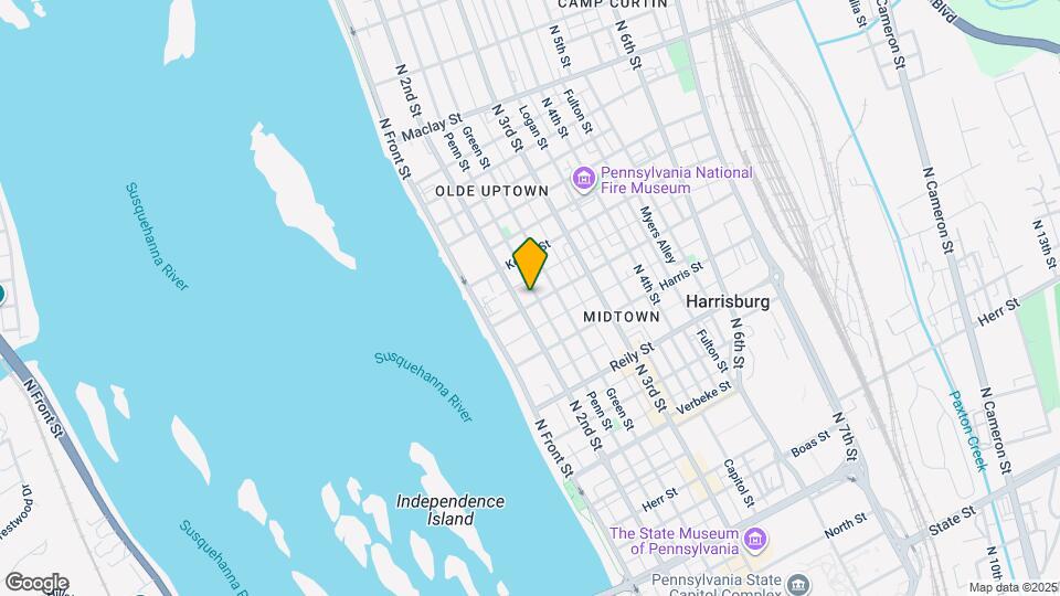 202 Hamilton St Map and Location Details