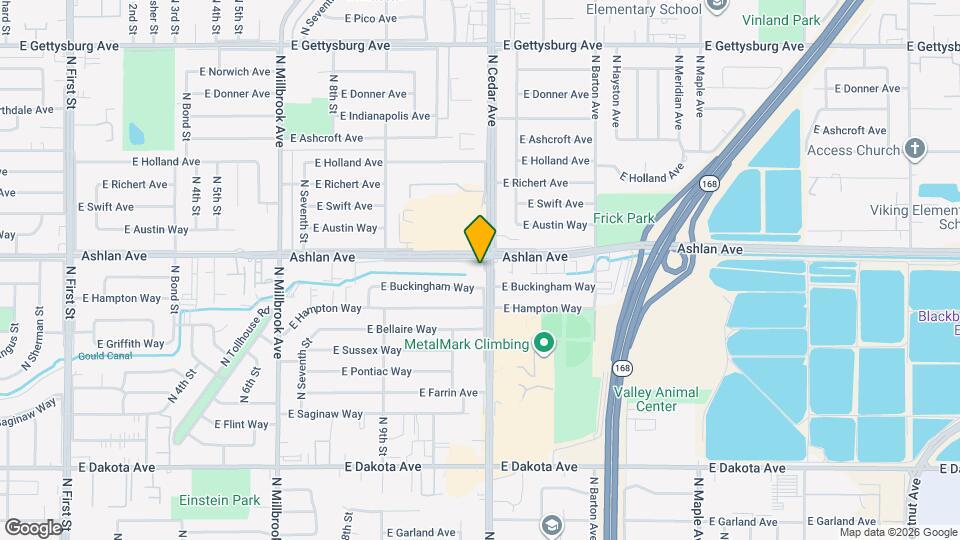 4186 E Ashlan Ave Map and Location Details