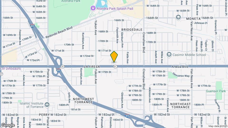 3345 Artesia Blvd Map and Location Details
