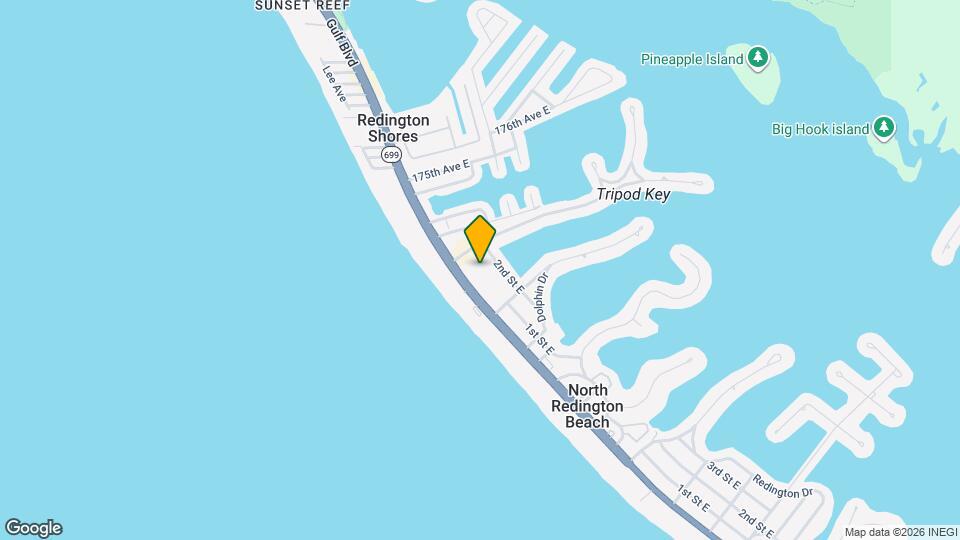 17117 Gulf Blvd Mapa y Detalles de la Ubicación
