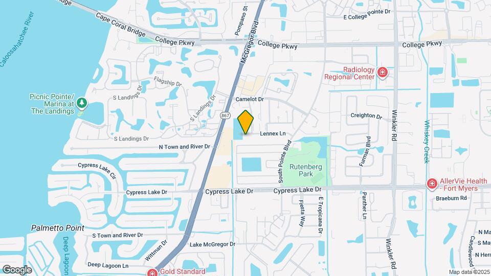 9401 Lennex Ln Map and Location Details