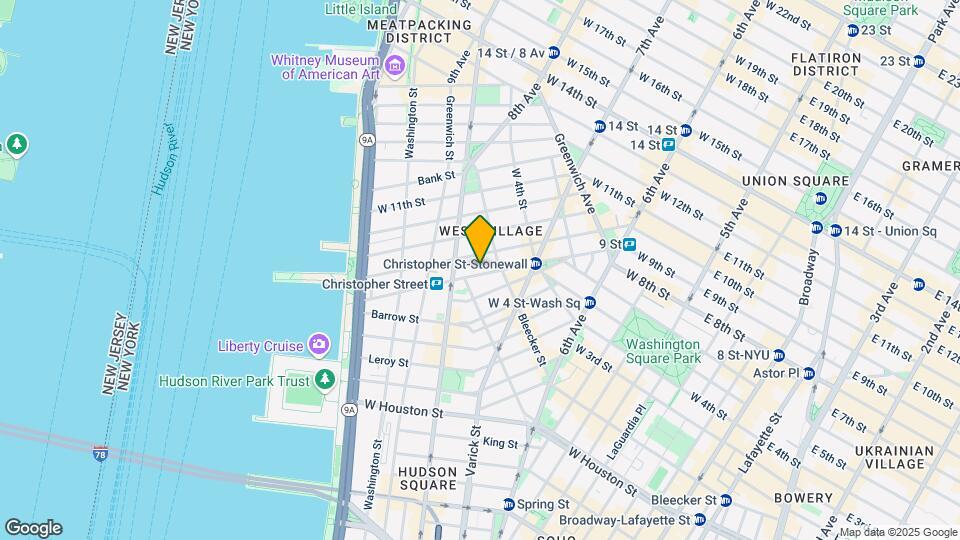 107 Christopher St Mapa y Detalles de la Ubicación