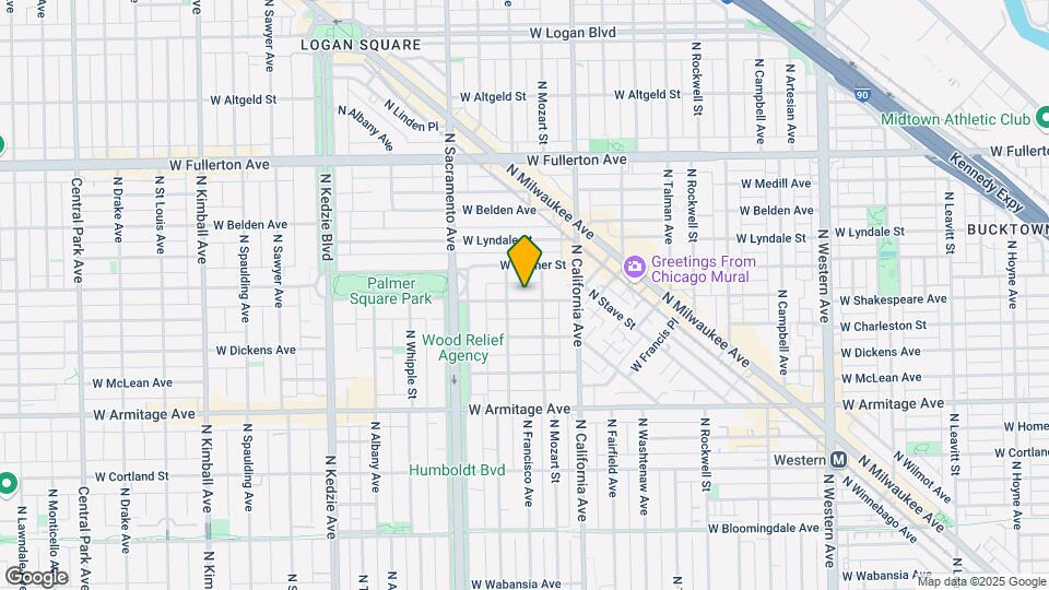 2852-2854 W Shakespeare Ave Map and Location Details