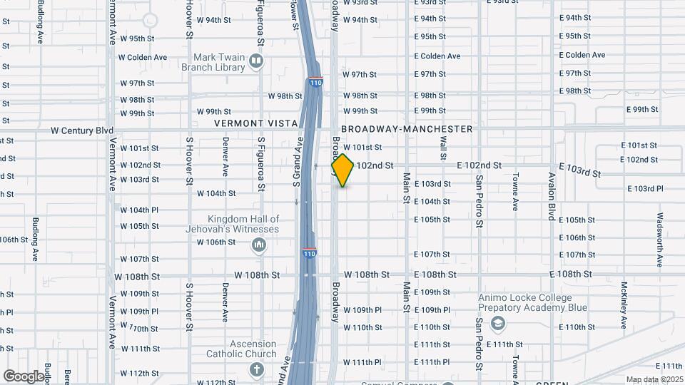 10310 S Broadway Map and Location Details