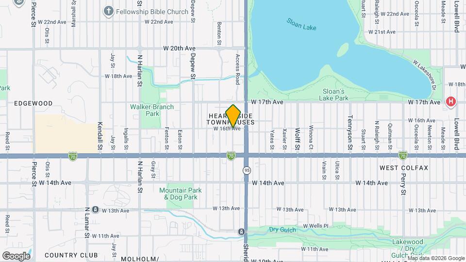 1592 Ames St Map and Location Details