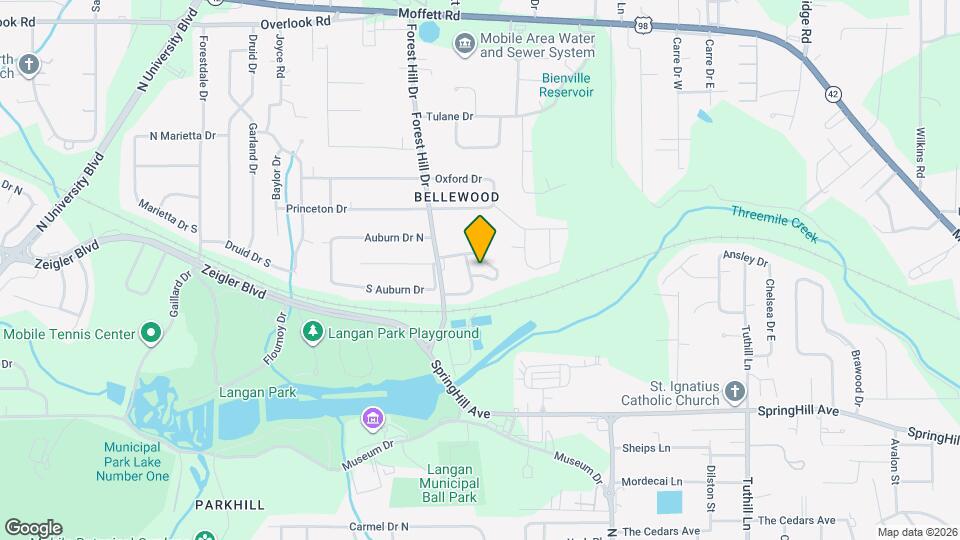 4656 S Pinewood Dr Map and Location Details