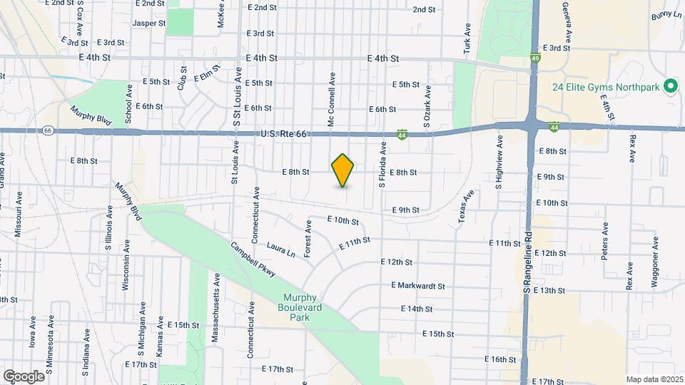 828 S Patterson Ave Map and Location Details