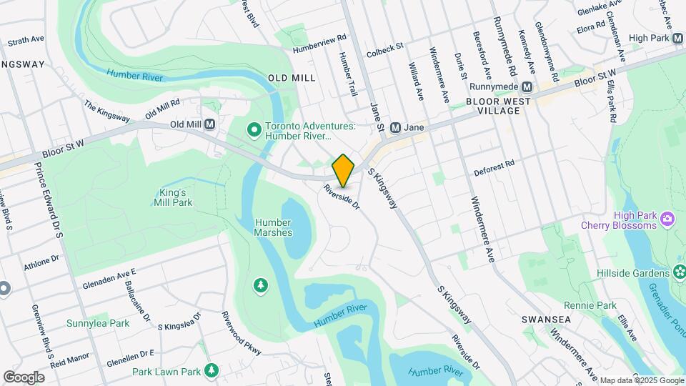 307A Riverside Dr Map and Location Details