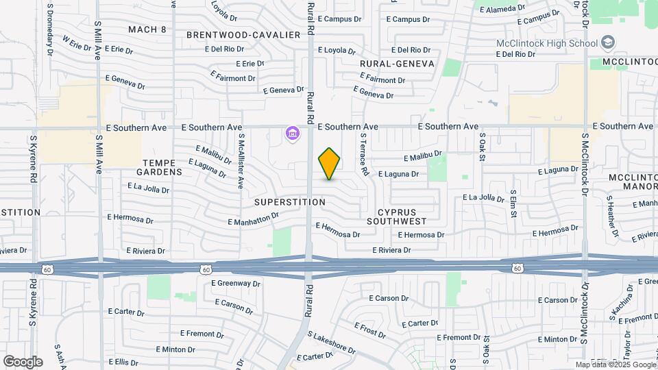 929 E Laguna Dr Map and Location Details