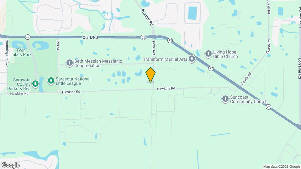 7447 Hawkins Rd, Unit 1 Map and Location Details