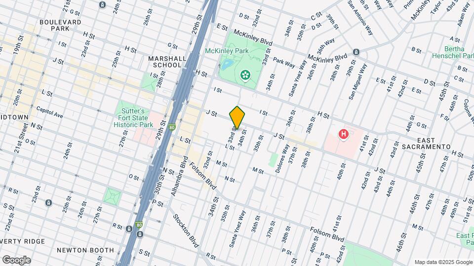 1039 33rd St Map and Location Details