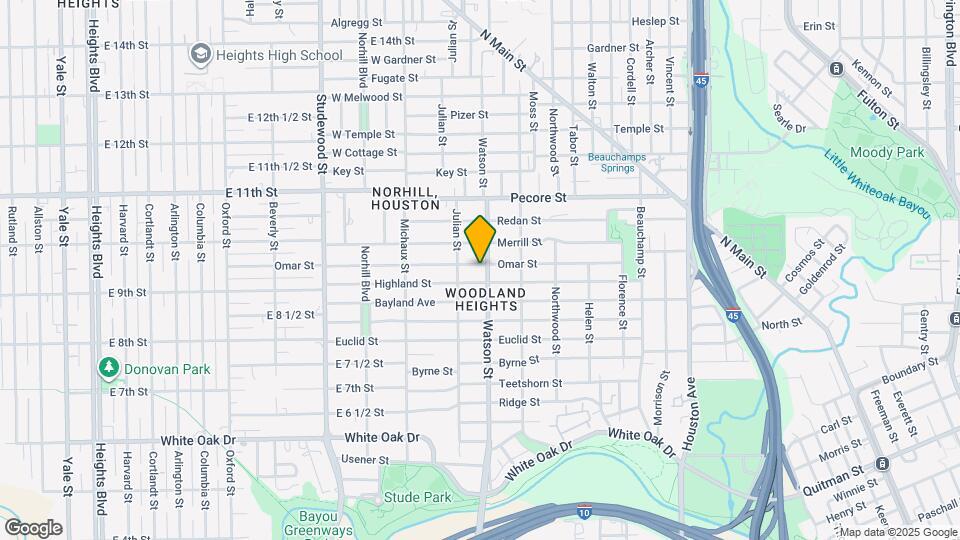 804 Omar St Map and Location Details