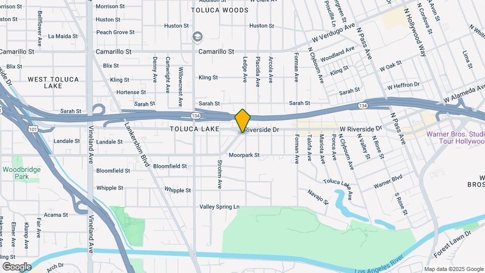 4460 Moorpark Way Map and Location Details