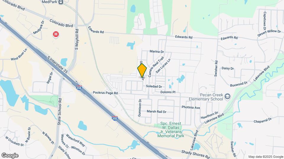5213 Spyglass Ln Map and Location Details