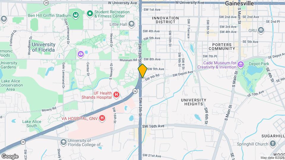 949 SW 13th St Map and Location Details