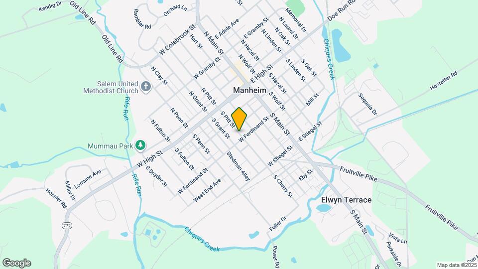 74 S Pitt St Map and Location Details