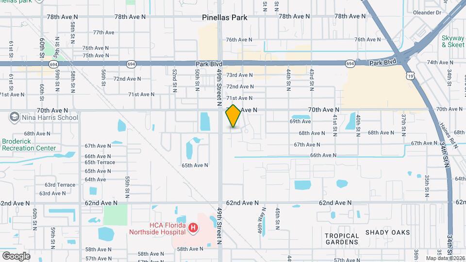 4766 68th Terrace Map and Location Details