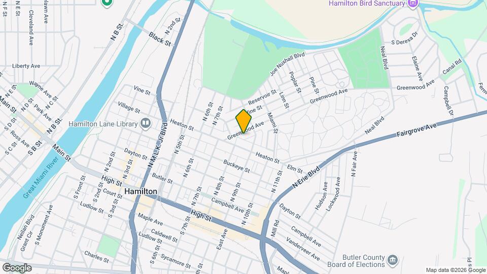 831 Greenwood Ave Mapa y Detalles de la Ubicación