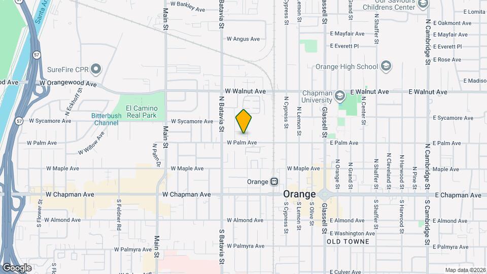 316 N Parker St Map and Location Details