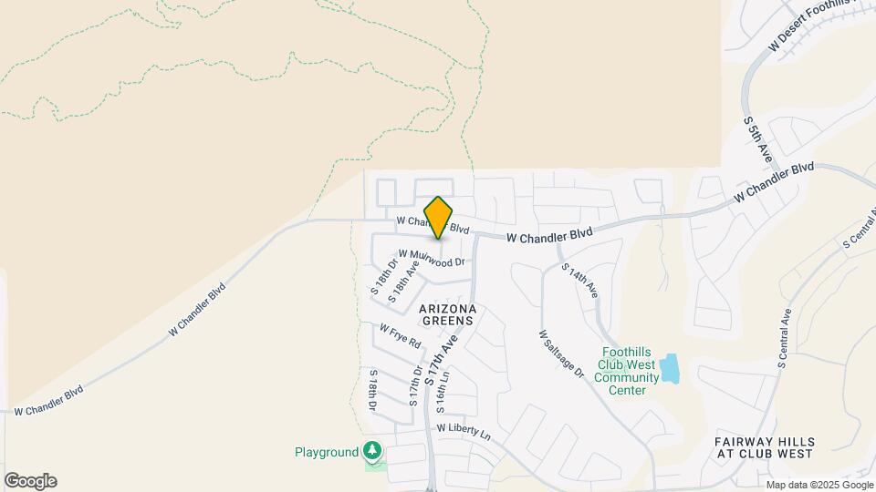 15846 S 17th Ln Map and Location Details