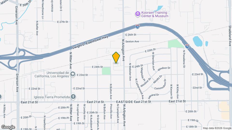 2412 W Arlington Ct Map and Location Details