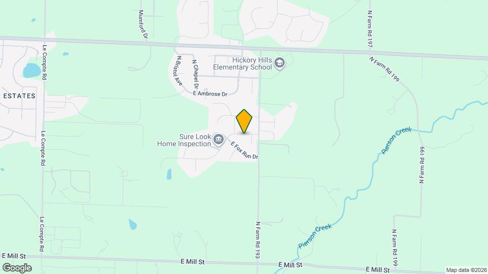 4578 E Pearson Meadow Dr Map and Location Details