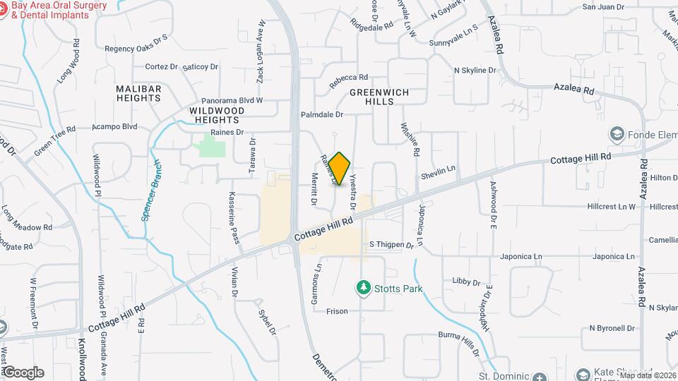 713 Raines Dr Map and Location Details