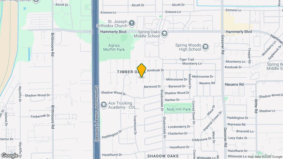 1911 Shadow Bend Dr Map and Location Details