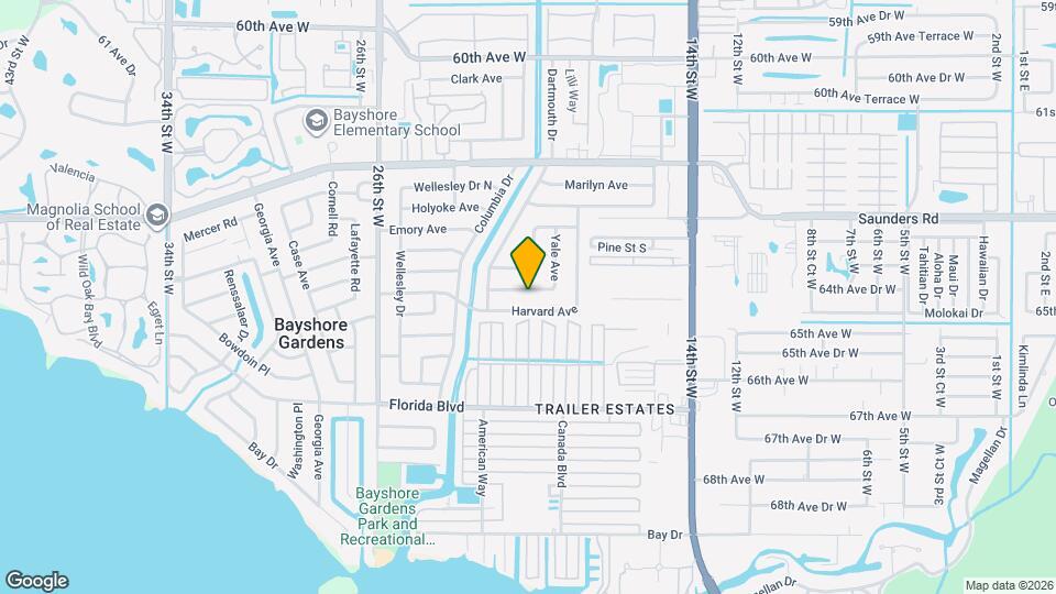 1909 Yale Ave Map and Location Details