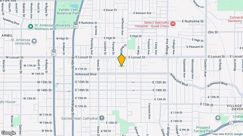 621 Douglas Ct Map and Location Details