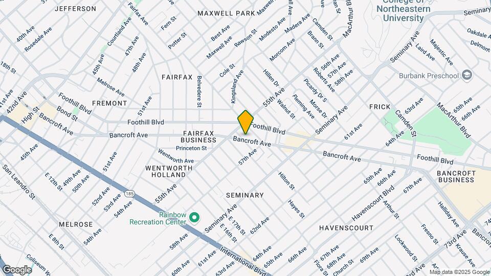 5600 Bancroft Ave Mapa y Detalles de la Ubicación