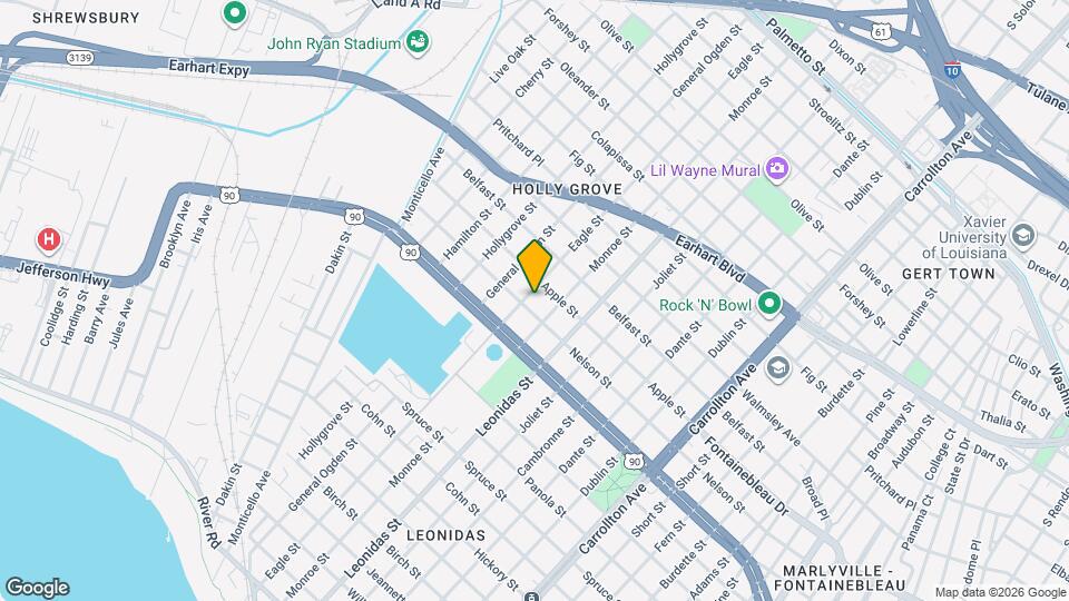 2515 Eagle St Map and Location Details